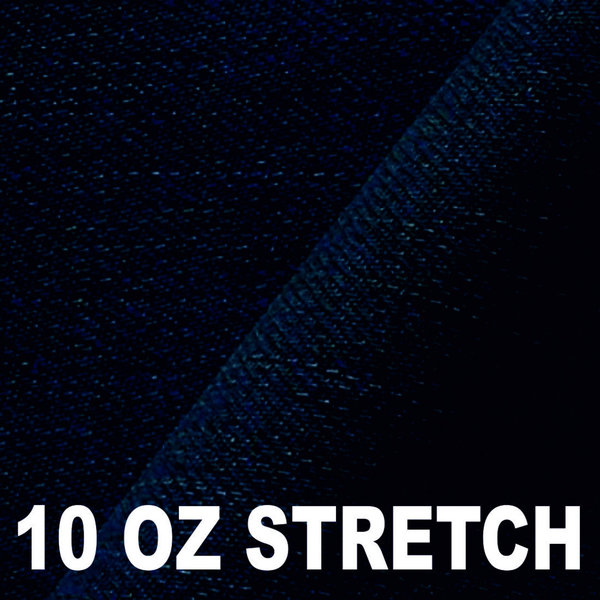 Jeans Stretch Stoff Baumwolle 10-OZ, dunkelblau