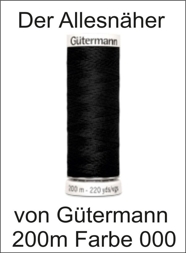 Gütermann Allesnäher 200m Farbe 000