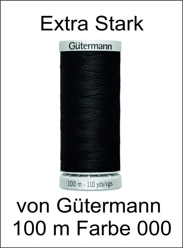 Gütermann-Garn Extra Stark 100 Meter Farbe 000