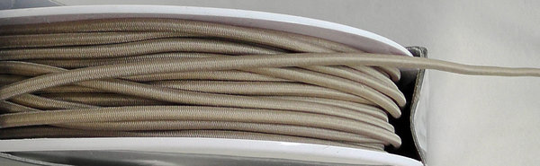 Prym 971204 Elastic-Kordel, 2,5mm, beige
