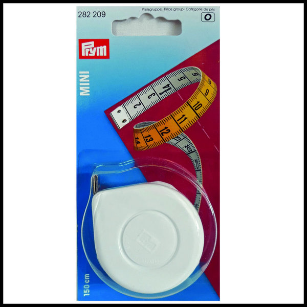 Prym 282209 Rollmaßband Mini, 150cm/cm