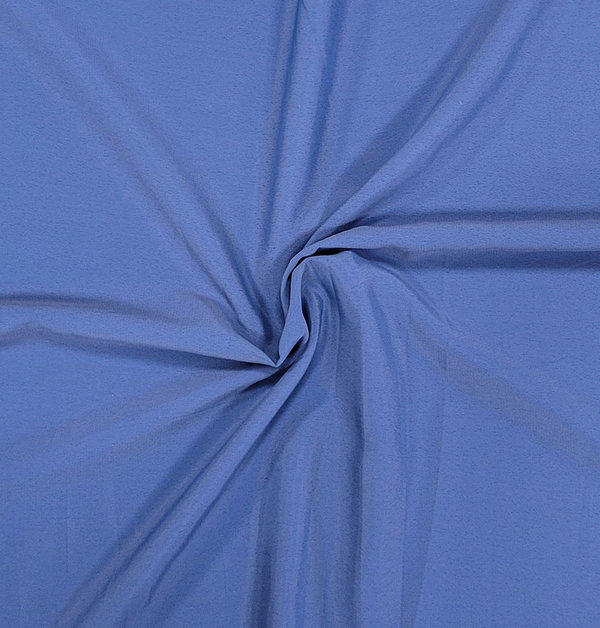 Bekleidungsstoff 100% Polyester blau uni