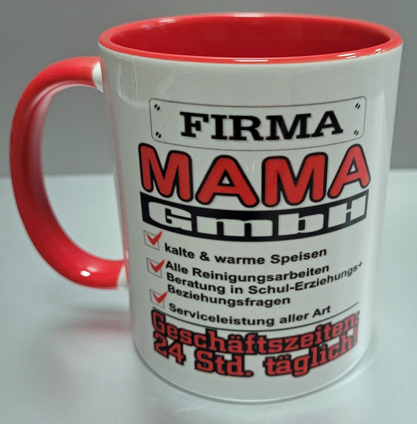 Keramik-Becher bedruckt, Firma Mama GmbH